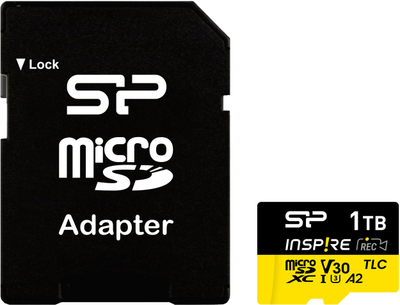 Kartë memorje microSD Silicon Power Inspire, 1TB, 170/150 MB/s, V30