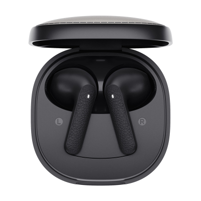 Kufje wireless QCY T41 TWS, 35 orë bateri, me etui karikimi, të zeza