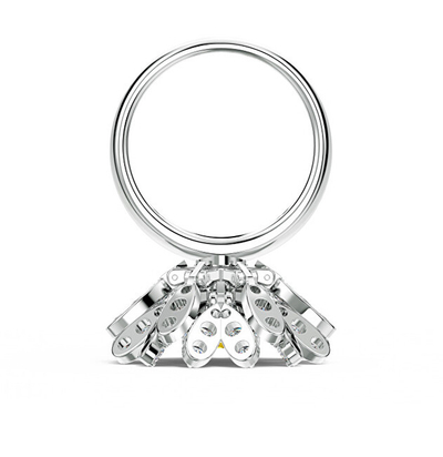 Unazë për femra Swarovski Eternal Flower 5534936, e argjendtë