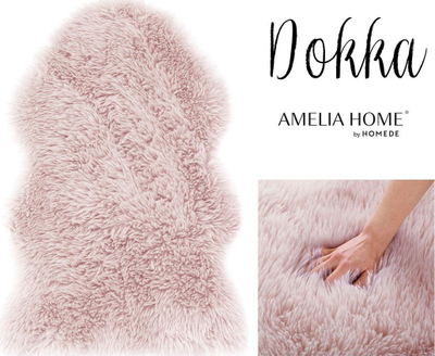 Tapet Amelia Home Dokka, 50x80 cm, poliester, roz pudër