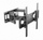 Mbajtëse muri për TV WM-55ST-04, 32"-55", VESA 400x400 mm, i zi
