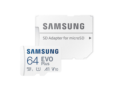 Kartë memorie Samsung MicroSDXC MB-MC64KA/EU, 64GB, Class 10, me adapter SD