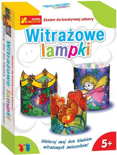 Set artizanati Ranok Stained Glass Lights, për fëmijë 5+, dekor qirinjsh
