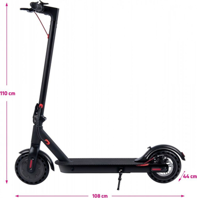 Trotinet elektrik Sencor Scooter One 2020, palosës, i zi