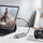Docking stacion Ugreen UGR1078GRY, USB C 5 në 1, HDMI 4K, gri