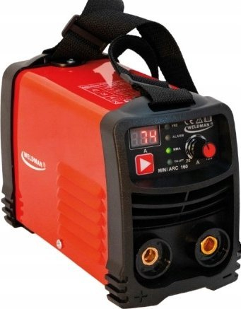Aparat saldimi inverter Weldman MINI ARC 160 Synergy, 160A, set me valixhe alumini, portokalli