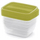 Set tabakash drejtkëndore Curver Party Vedo, 4x0.75L, plastike, jeshile transparente