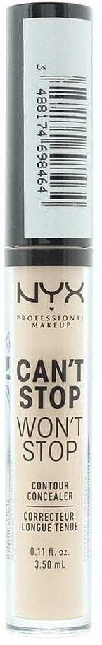 Korrektor NYX Cant Stop Wont Stop, 3.5ml, Light Ivory