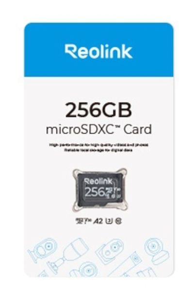 Kartë memorie Reolink MicroSDXC, 256GB, Class 10, e zezë