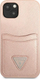 Mbulesë telefoni Guess GUHCP13SPSATPP për iPhone 13 mini 5.4", hardcase Saffiano me xhep karte, rozë