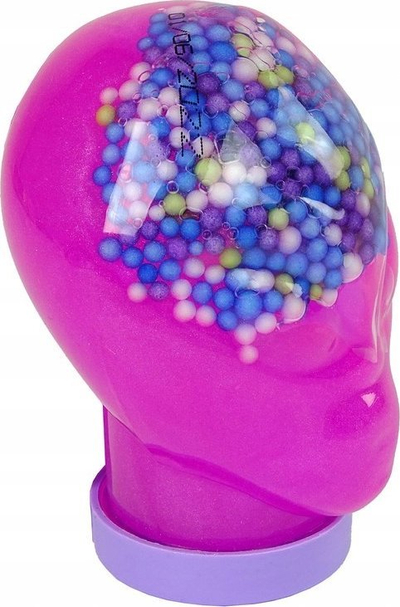 Lodër slime Mr.Boo Hand Gum Raspberry, 120g, me kokrriza, rozë