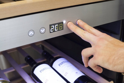 Frigorifer vere Caso WineComfort 629, 18 shishe, 5 20°C, inoks