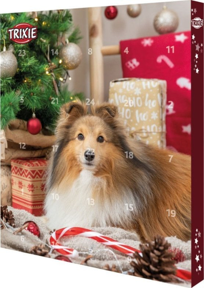 Kalendar Adventi për qen Trixie TX-9268, shpërblime për çdo ditë, shumëngjyrësh