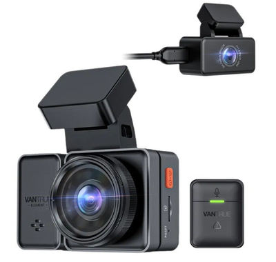 Kamerë për makinë Vantrue E2, 2.45", Quad HD, 160°, e zezë