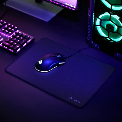 Mousepad gaming Aukey KM-P1 M, 350 x 250 x 3 mm, i zi