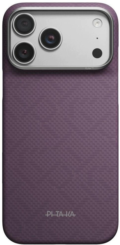Mbulesë Pitaka Edge Case PTK Weaving-Charoite MagSafe për iPhone 18 Pro Max / 17 Pro Max, vjollcë