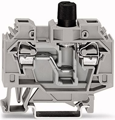 Kлема за осигурувач Wago 282-120, 6mm², 2 проводници, сива