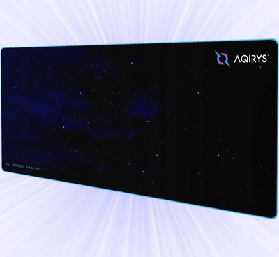 Mousepad gaming AQIRYS Parsec XL, 900x400mm, tekstil, i zi