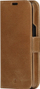 Këllëf‑portofol Dbramante1928 Lynge për iPhone 14 Pro, lëkurë natyrale, me RFID, ngjyrë kafe tan