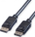 Kabllo DisplayPort Roline 11.04.5982, 2m, i zi, i mbrojtur