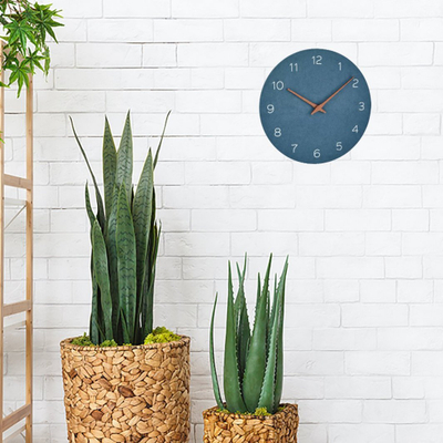 Orë murale TFA Dostmann 60.3054.06, 30 cm, druri, e kaltër