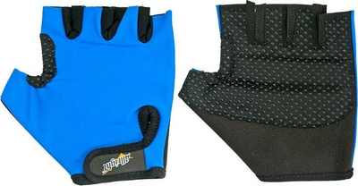 Doreza sportive Allright Lycra, madhësia XL, gjysmë gishta, blu