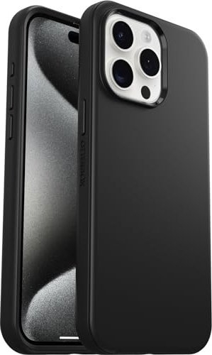 Kapak telefoni OtterBox Symmetry Series me MagSafe, për iPhone 15 Plus Max, i zi