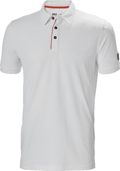Bluzë polo Helly Hansen Kensington Tech, poliamid, UPF 40, 3XL, e bardhë