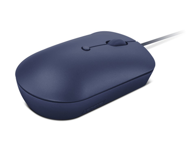 Maus Lenovo 540 USB C Wired Compact, optik 2400 DPI, blu