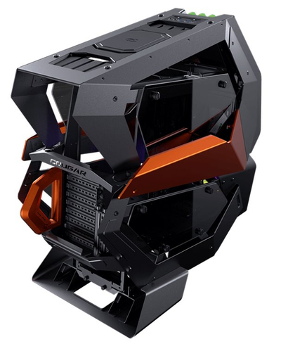Kasë PC COUGAR CONQUER 2, e zezë