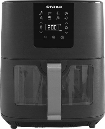 Fritezë me ajër Fat-Free Fryer AIRY-4, 7L, 8 programe, e zezë