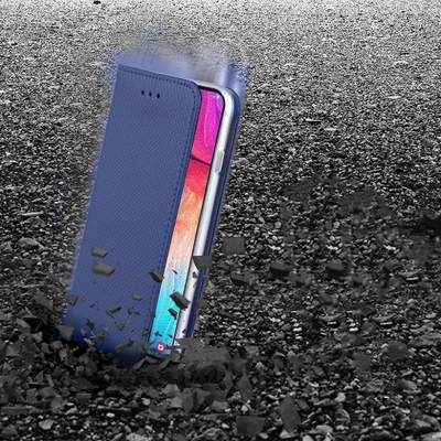 Mbulesë telefoni Mulsae Carbon Case për Samsung Galaxy A72, plastike, e zezë