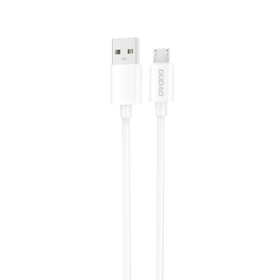 Kabllo karikimi Dudao L4SM, USB A në micro USB, 2A, 1m, e bardhë