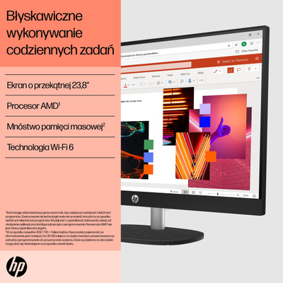 Компјутер All in One HP 24-cr0312nw, Ryzen 5, 16GB RAM, 512GB SSD, бел