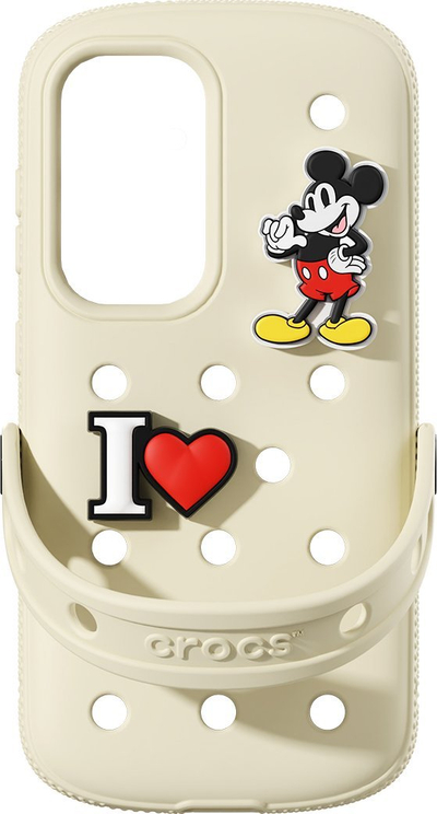 Mbulesë telefoni Samsung Crocs Case, për Galaxy S25, e bezhë