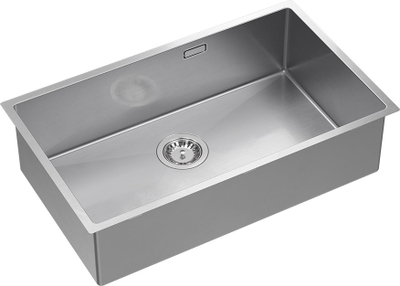 Lavaman kuzhine GraniteQ ANTHONY 80 SteelQ, 1 enë, çelik inox, me sifon