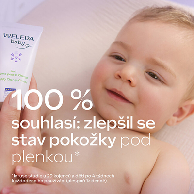 Krem për bebe Weleda, 3 në 1, 50 ml