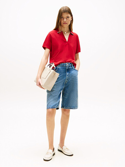 Çantë dore për femra Tommy Hilfiger, bezhë