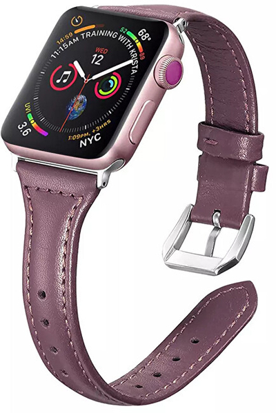 Rrip 4wrist për Apple Watch 42/44/45/49 mm, vjollce