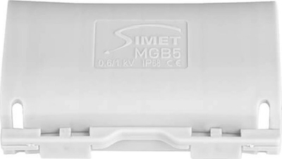 Lidhës me xhel për kabllo Simet MGB5, 5x2.5mm², IP68, gri
