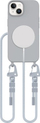 Futrollë Tech-Protect Magnecklace MagSafe për iPhone 13, TPU, me varëse, gri