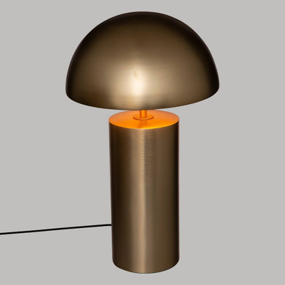 Llambë tavoline Atmosphera Mushroom, metal, 50cm, ngjyrë e artë
