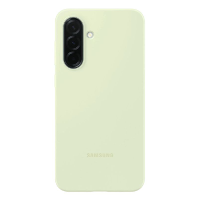 Maskë telefoni Samsung Silicone për Galaxy A36, silikon, jeshile e çelët