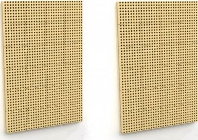 Pllakë muri STEM Masterkidz Wall Board, set 2 copë, 120 x 80 cm, ngjyrë druri