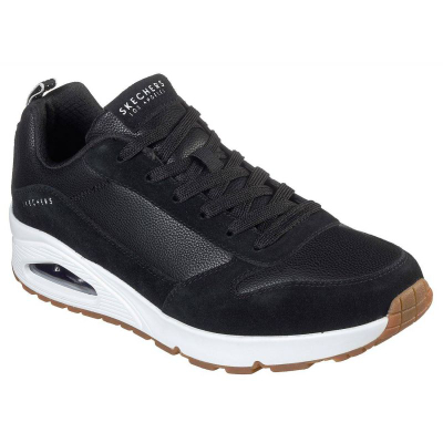Патики Skechers Uno Stacre M 52468-BKW, Skech-Air, Air Cooled Memory Foam, бела и црна