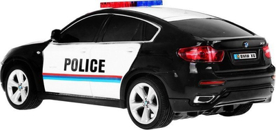 Makina policore me telekomandë Rastar BMW X6, 1:24, 27MHz, me drita, bardh e kaltër