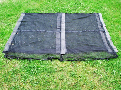 Rrjetë sigurie Skyflyer për trampolinë 12ft, 6 këmbë, e zezë