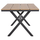 Tavolinë katrore alumini Tawnee 150x89,5x73Hcm (HM6037.01)