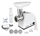 Makinë grirëse mish Heinner MG-W1200R, 1360W, e bardhë