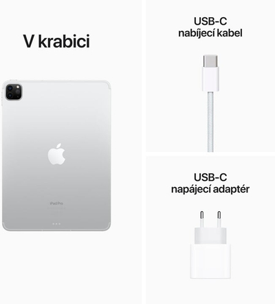 iPad Apple Pro Wi-Fi + Cellular, 11" 2022, 128GB, сребрен